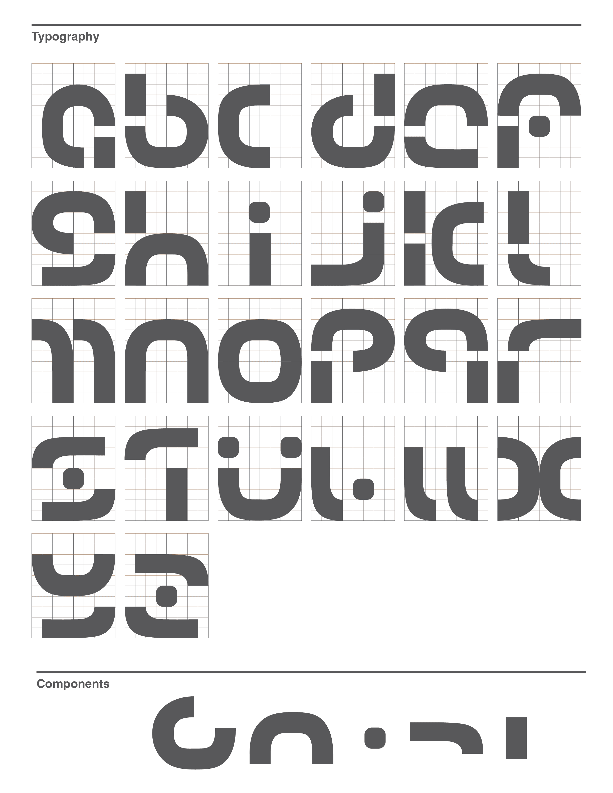 Modular alphabet