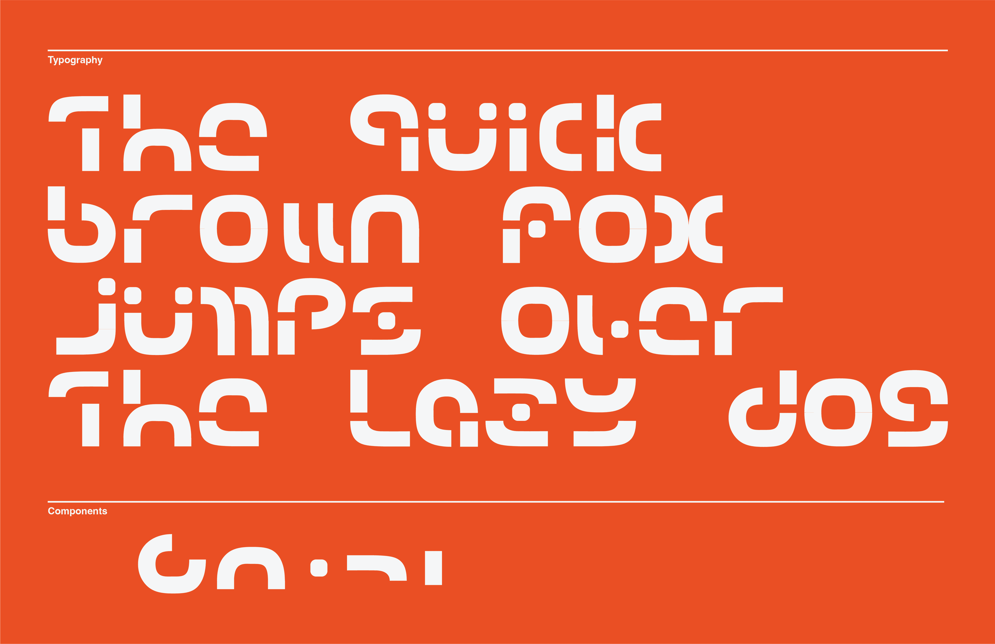 Pangram — orange